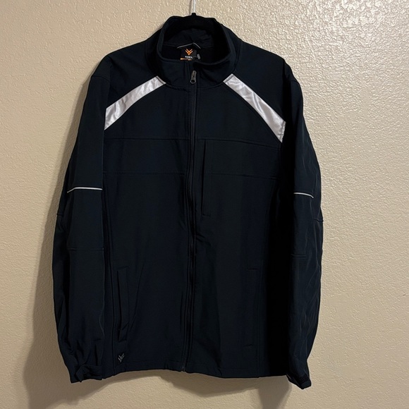 Hawx Work Gear Black Utility Jacket Men’s Size L Heavy Duty Outdoor Coat - Picture 1 of 8
